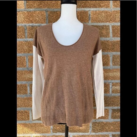 Madewell Kimball Pullover Sweater In Colorblock xs - Picture 2 of 11